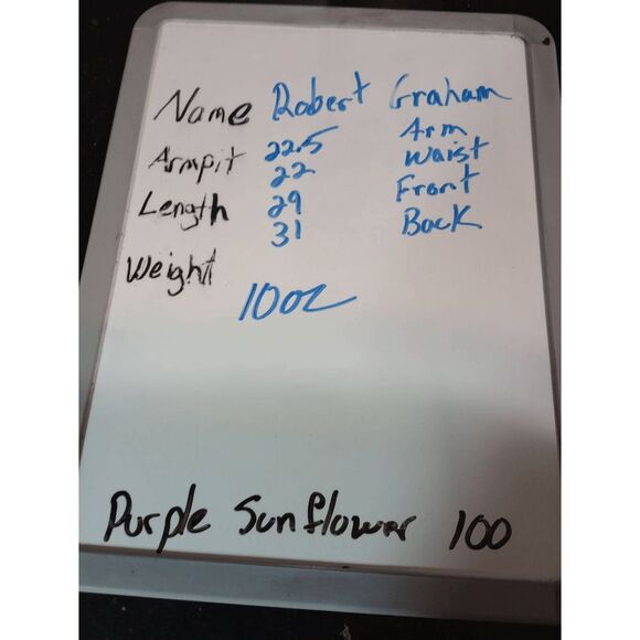 Robert Graham Shirt Men's Large Purple‎ Black Gingham Button Front - Picture 9 of 9